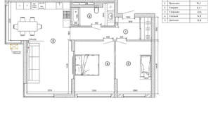 3-к квартира, вторичка, 80м2, 4/18 этаж