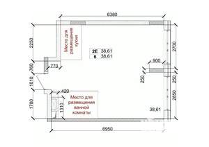 2-к квартира, вторичка, 39м2, 5/15 этаж