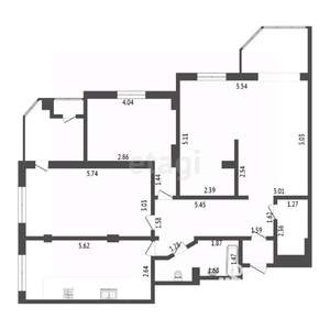 4-к квартира, вторичка, 94м2, 4/16 этаж