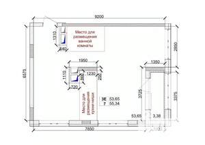 3-к квартира, вторичка, 55м2, 2/15 этаж