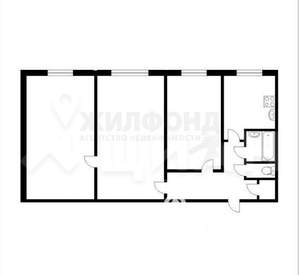 3-к квартира, вторичка, 62м2, 2/5 этаж