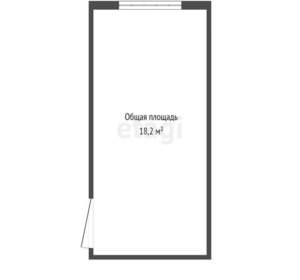 1-к квартира, вторичка, 18м2, 5/5 этаж