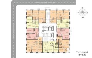 2-к квартира, вторичка, 46м2, 14/25 этаж