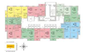 2-к квартира, вторичка, 70м2, 7/19 этаж