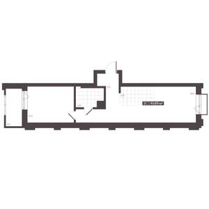 2-к квартира, строящийся дом, 50м2, 13/16 этаж