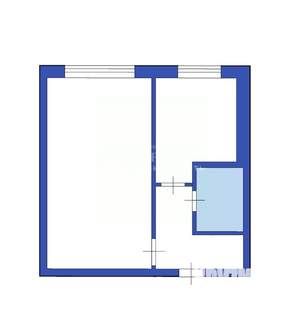 1-к квартира, вторичка, 30м2, 1/5 этаж