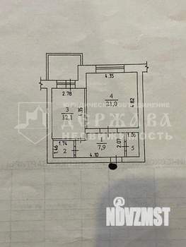 1-к квартира, вторичка, 47м2, 11/13 этаж