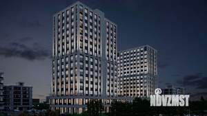 2-к квартира, строящийся дом, 52м2, 12/15 этаж