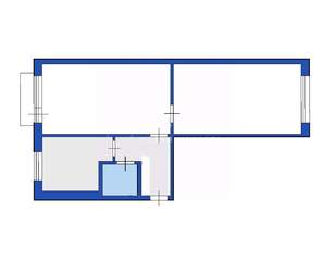 2-к квартира, вторичка, 44м2, 2/5 этаж