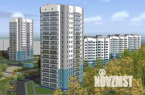 1-к квартира, строящийся дом, 39м2, 17/17 этаж