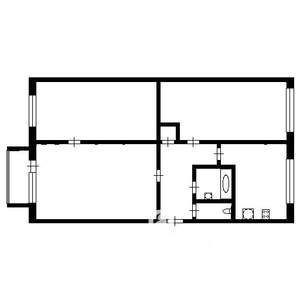 3-к квартира, вторичка, 62м2, 4/5 этаж