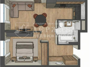 2-к квартира, вторичка, 44м2, 6/8 этаж