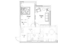 2-к квартира, вторичка, 62м2, 9/16 этаж