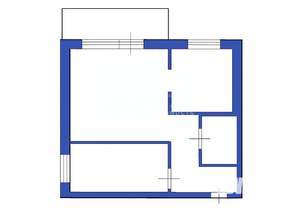 2-к квартира, вторичка, 42м2, 4/5 этаж