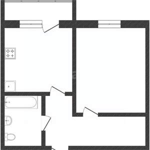 1-к квартира, вторичка, 34м2, 9/10 этаж