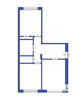 2-к квартира, вторичка, 62м2, 5/5 этаж