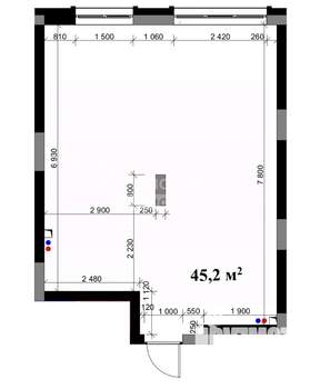 2-к квартира, вторичка, 45м2, 3/15 этаж