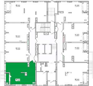 3-к квартира, вторичка, 54м2, 5/15 этаж
