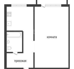 1-к квартира, вторичка, 31м2, 4/5 этаж