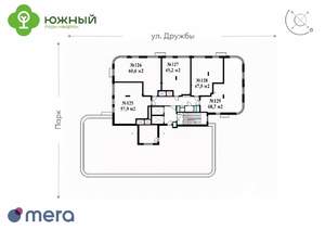 Студия квартира, вторичка, 61м2, 15/15 этаж