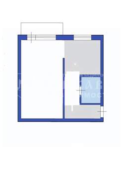 1-к квартира, вторичка, 28м2, 2/5 этаж