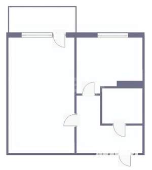 1-к квартира, вторичка, 31м2, 3/5 этаж