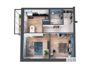 2-к квартира, вторичка, 59м2, 11/19 этаж