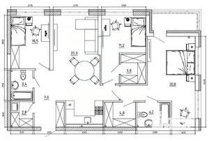 4-к квартира, вторичка, 102м2, 2/8 этаж