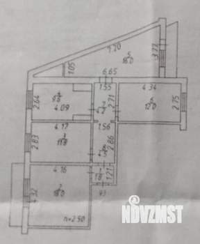 3-к квартира, вторичка, 77м2, 6/9 этаж