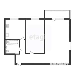 2-к квартира, вторичка, 42м2, 5/5 этаж