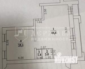 3-к квартира, вторичка, 83м2, 8/10 этаж