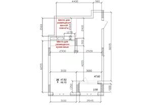 2-к квартира, вторичка, 49м2, 3/15 этаж