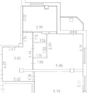 3-к квартира, вторичка, 69м2, 14/16 этаж