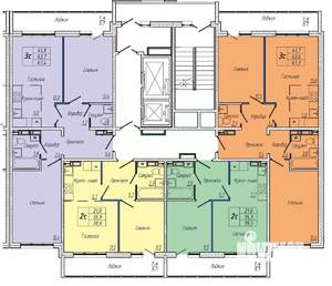 2-к квартира, вторичка, 68м2, 10/17 этаж