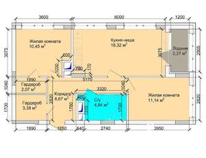 3-к квартира, вторичка, 62м2, 2/15 этаж