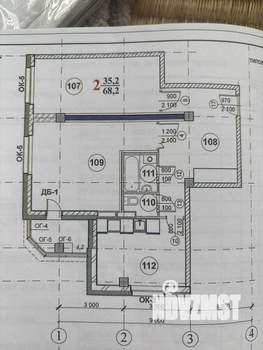 2-к квартира, вторичка, 70м2, 15/18 этаж