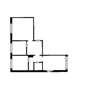 3-к квартира, вторичка, 62м2, 1/9 этаж