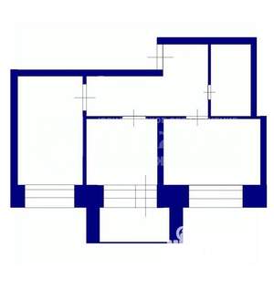 3-к квартира, вторичка, 56м2, 1/5 этаж