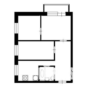 3-к квартира, вторичка, 67м2, 5/5 этаж