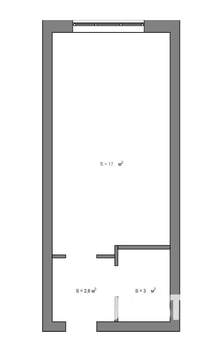 Студия квартира, вторичка, 23м2, 2/5 этаж