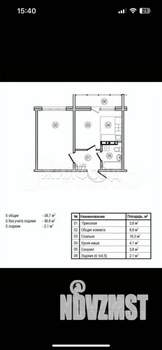 Студия квартира, вторичка, 39м2, 7/16 этаж