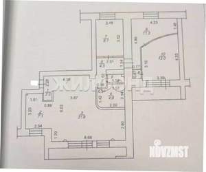 4-к квартира, вторичка, 85м2, 9/9 этаж