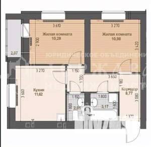 2-к квартира, вторичка, 49м2, 12/16 этаж