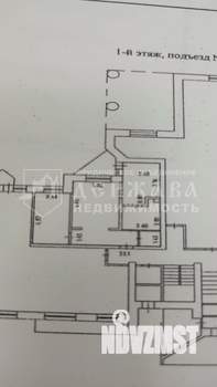 2-к квартира, вторичка, 52м2, 1/10 этаж