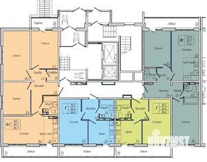 2-к квартира, вторичка, 68м2, 1/17 этаж