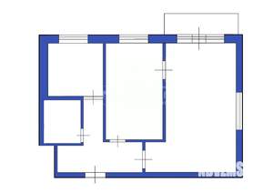 2-к квартира, вторичка, 43м2, 1/5 этаж