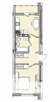 1-к квартира, вторичка, 37м2, 7/16 этаж