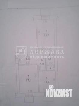 2-к квартира, вторичка, 61м2, 3/3 этаж