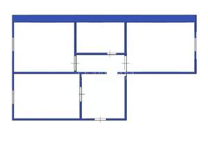 2-к квартира, вторичка, 57м2, 4/4 этаж