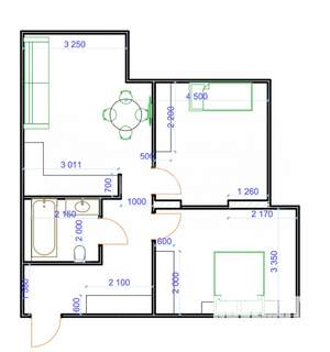 3-к квартира, вторичка, 64м2, 12/15 этаж